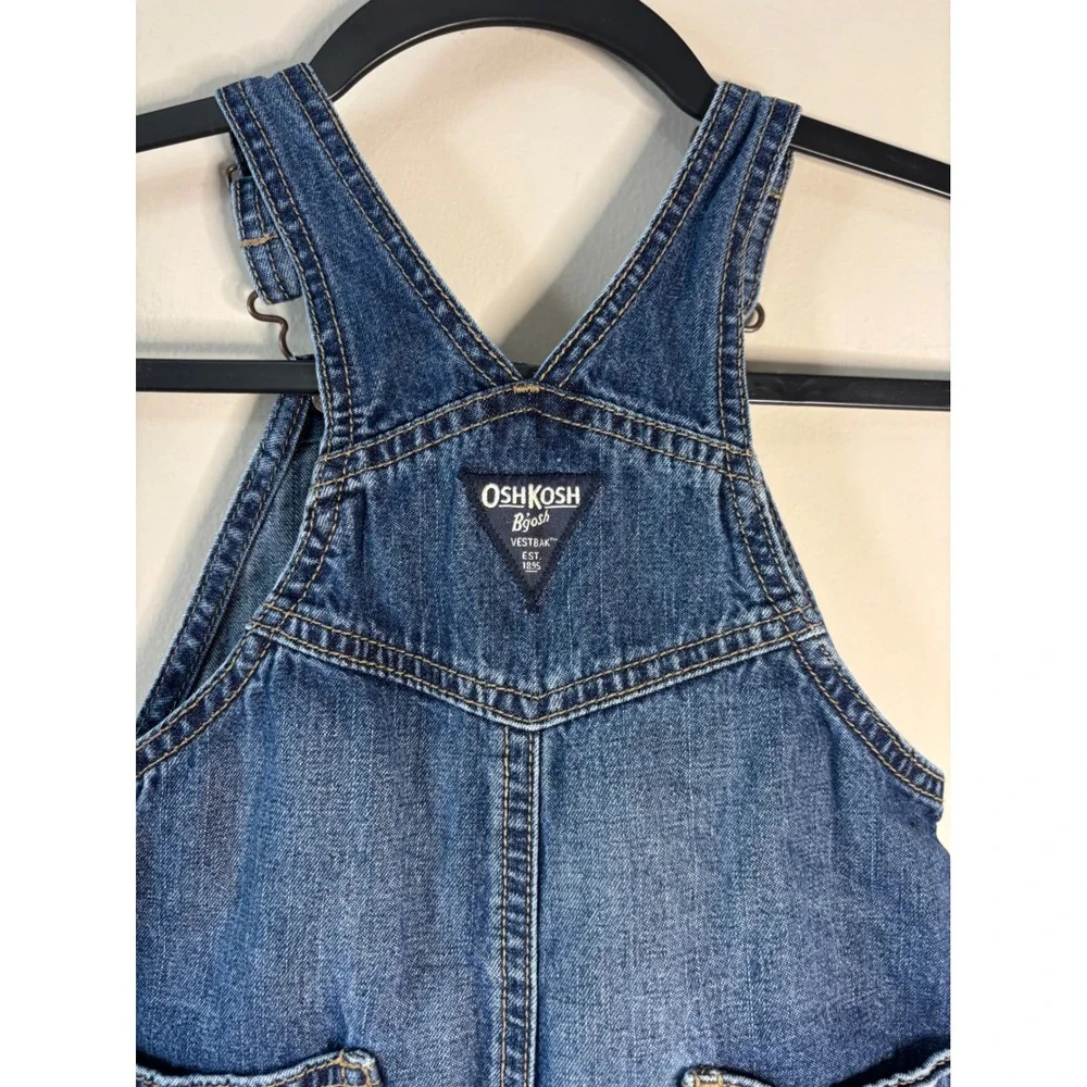 OshKosh B'gosh Kids Denim‎ Overalls Size 24 Months Blue Bib Pants